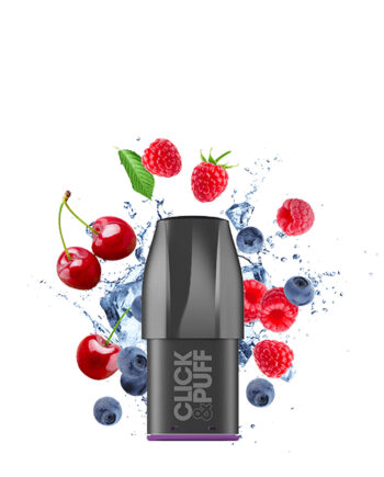 X-Bar Click&Puff Pod Blueberry Raspberry Cherry