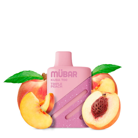 Mübar Disposable Pod Kuba 700 Triple Peach
