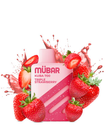 Mübar Disposable Pod Kuba 700 Triple Strawberry