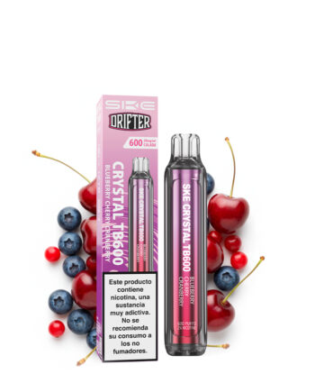 SKE X Drifter Disposable Pod TB600 Blueberry Cherry Cranberry