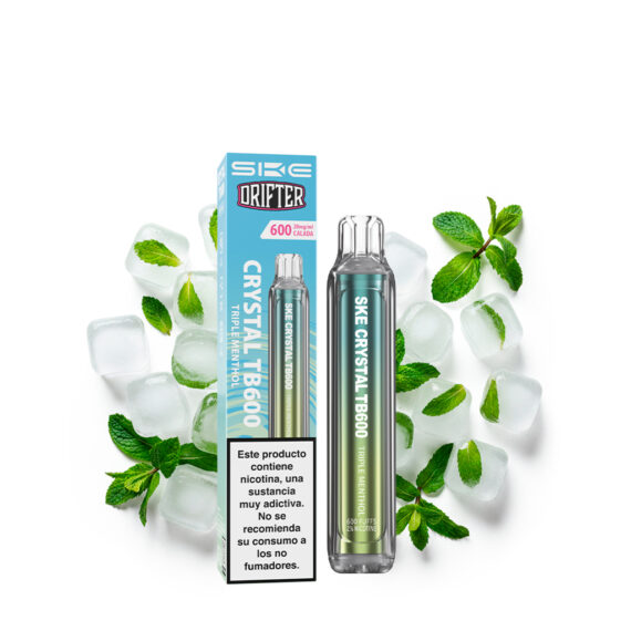 SKE X Drifter Disposable Pod TB600 Triple Menthol