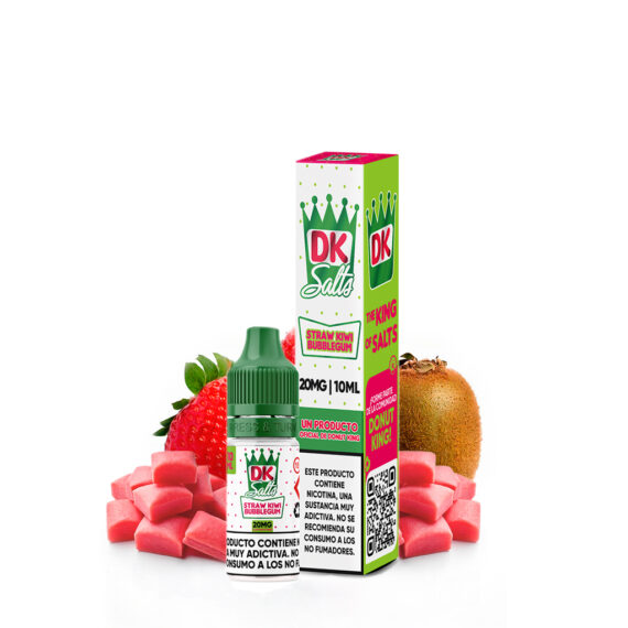 Donut King SALT Straw Kiwi Bubblegum