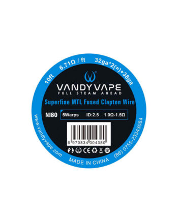 Vandy Vape Draht Ni80 Superfine MTL Fused Clapton 32ga * 2(=)+38ga