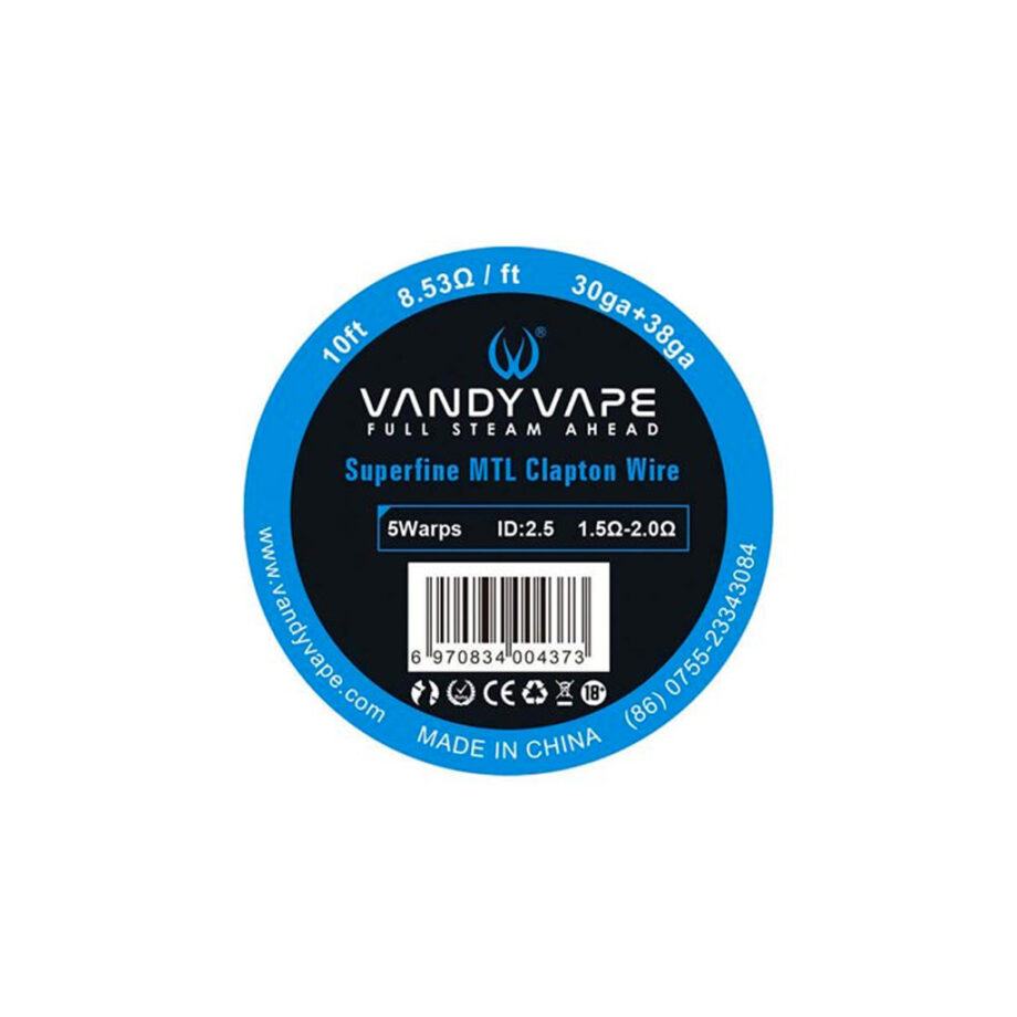 Vandy Vape Draht Ni80 Superfine MTL Clapton Wire 30ga + 38ga