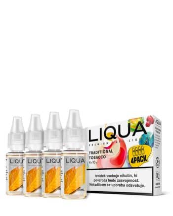Liqua 4-Pack Traditional Tobacco