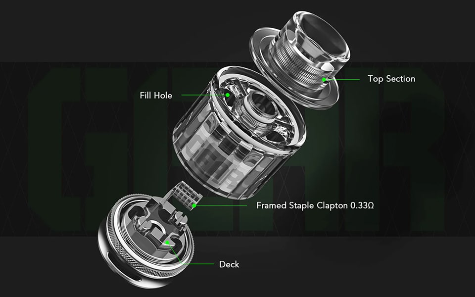 Wotofo Verdampfer Gear V2 RTA