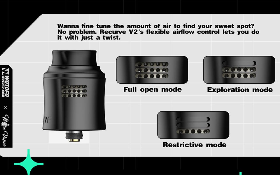 Wotofo Verdampfer Recurve V2 RDA