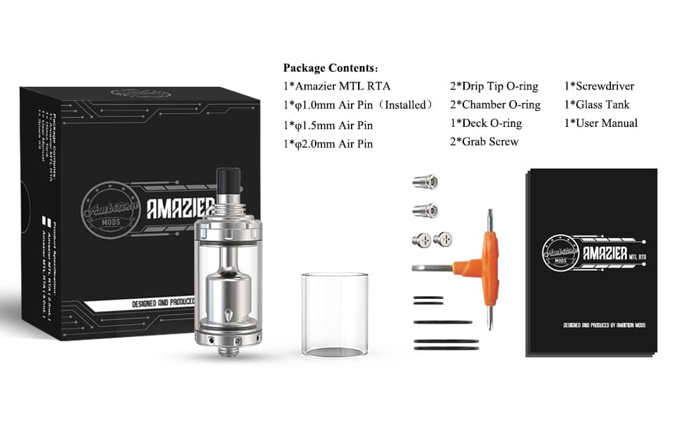 Ambition Mods Verdampfer Amazier MTL RTA