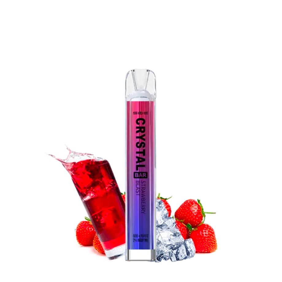 SKE Disposable Pod Crystal BAR Strawberry Blast