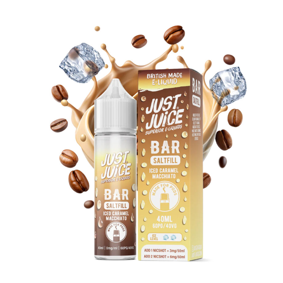 Just Juice Bar Iced Caramel Macchiato