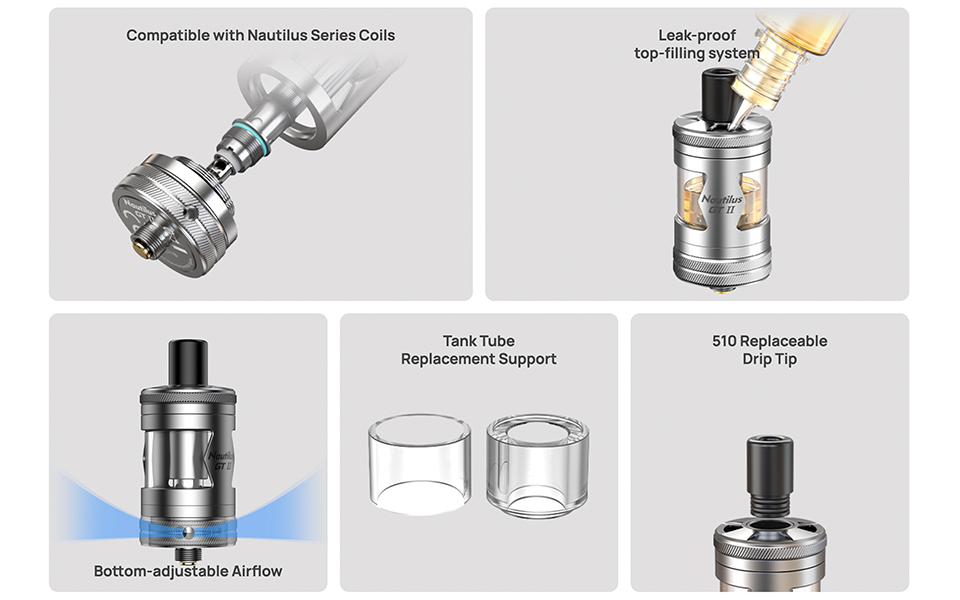 Aspire Verdampfer Nautilus GT II