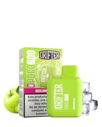 Drifter Disposable Pod Poco600 Green Apple ICE