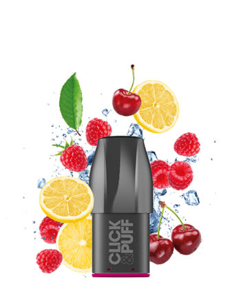X-Bar Click&Puff Pod Cherry Lemon Raspberry