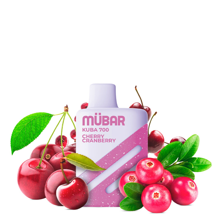 Mübar Disposable Pod Kuba 700 Cherry Cranberry