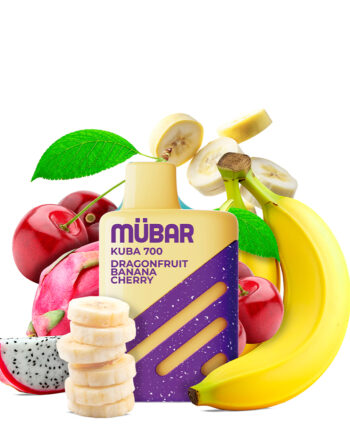 Mübar Disposable Pod Kuba 700 Dragonfruit Banana Cherry