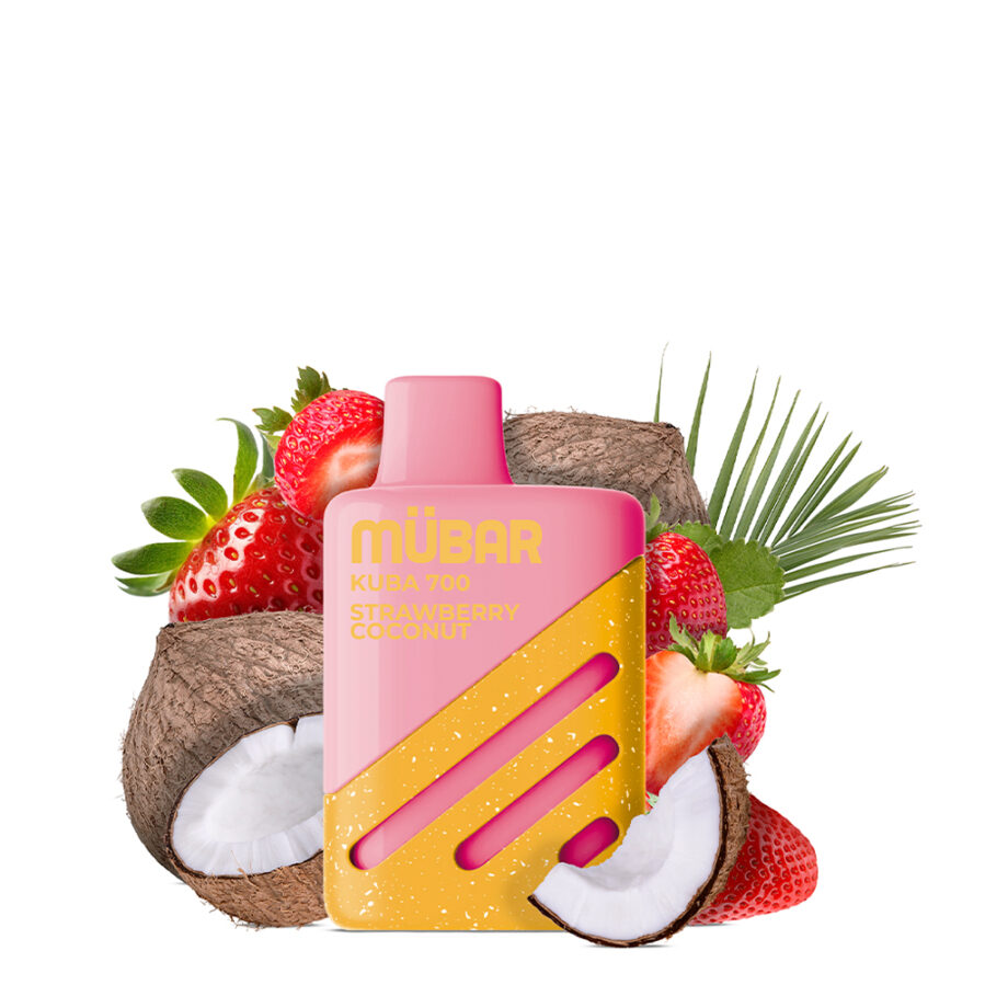 Mübar Disposable Pod Kuba 700 Strawberry Coconut