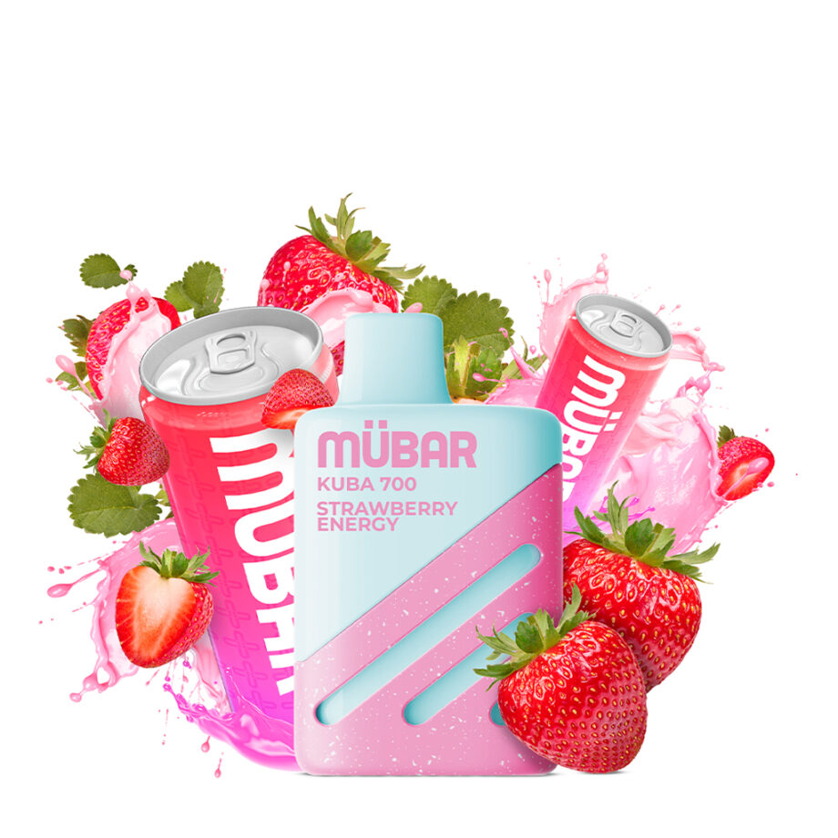 Mübar Disposable Pod Kuba 700 Strawberry Energy