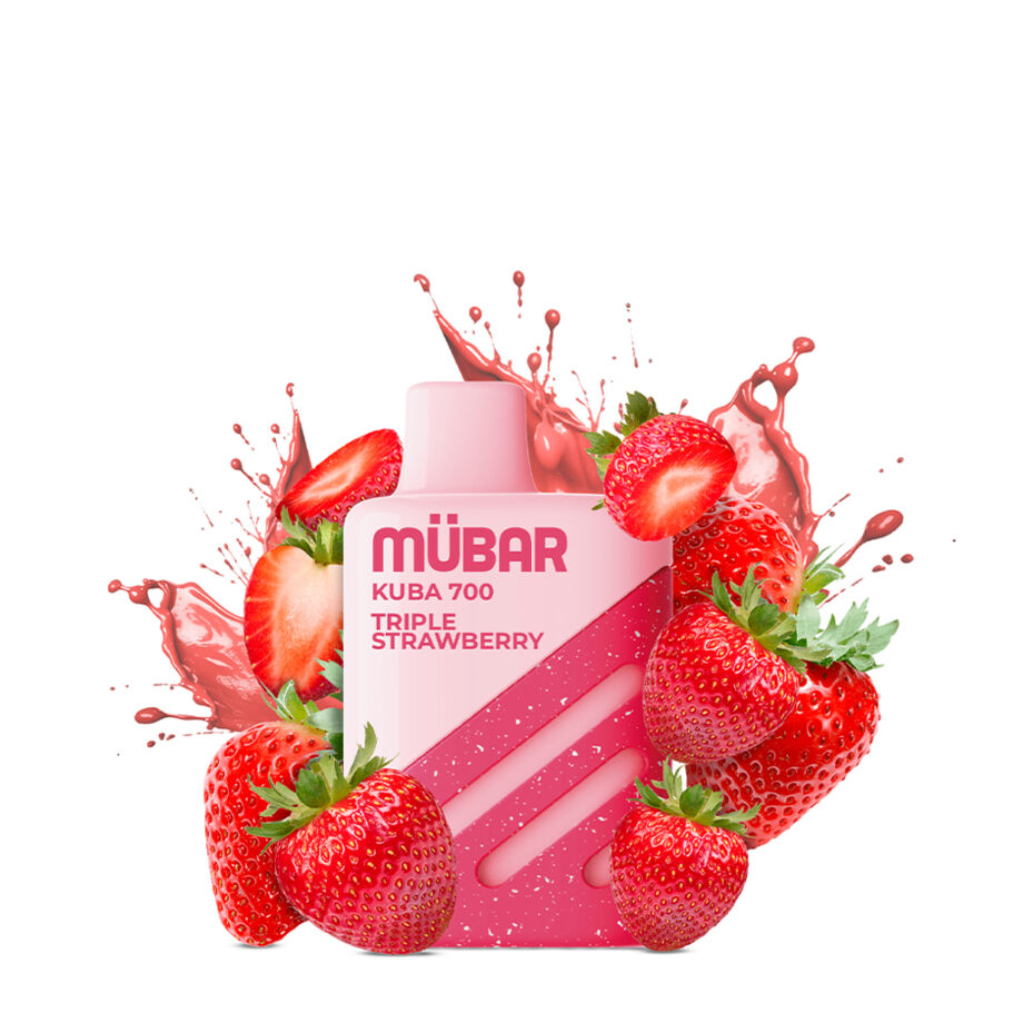 Mübar Disposable Pod Kuba 700 Triple Strawberry