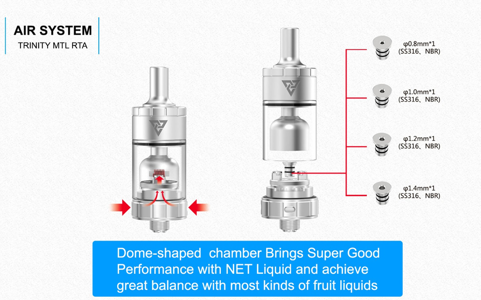 Ambition Mods Verdampfer Trinity MTL RTA