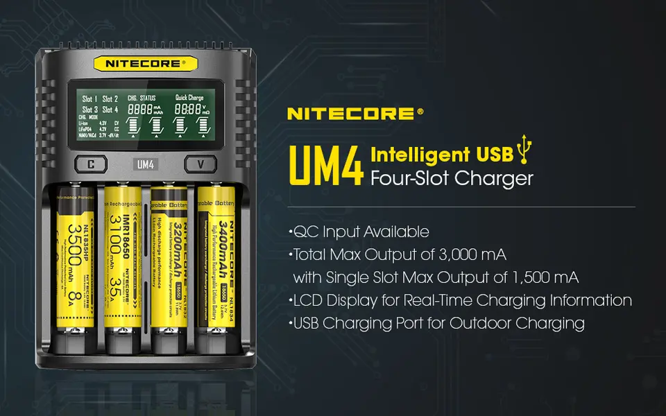 Nitecore Charger UM4