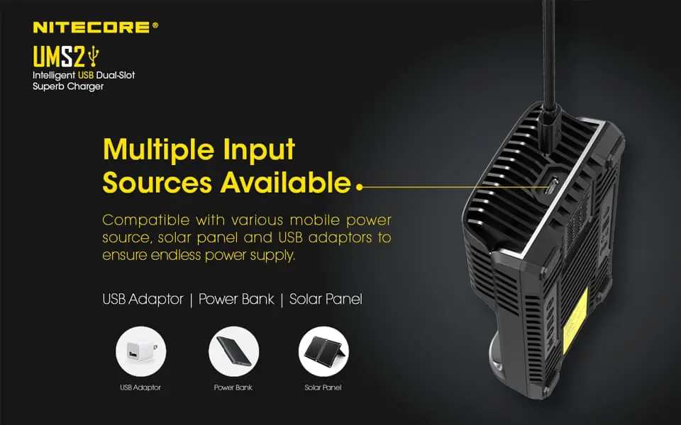 Nitecore Charger UMS2