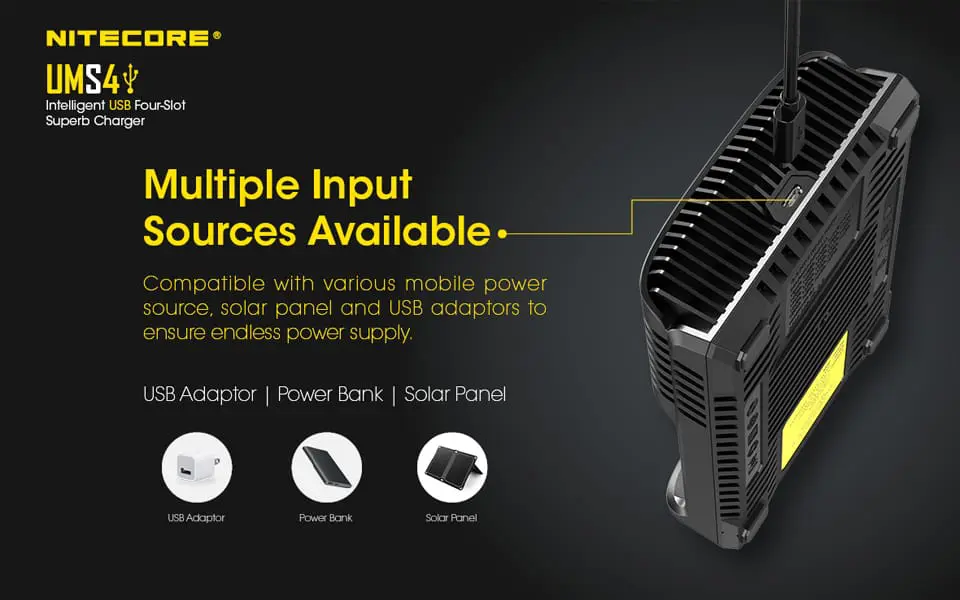 Nitecore Charger UMS4