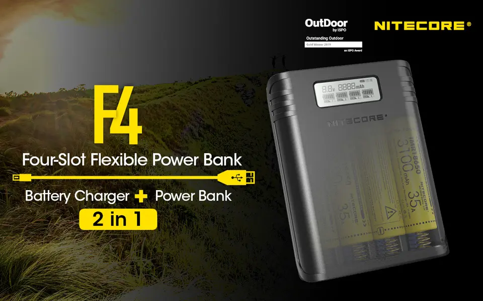 Nitecore Charger F4 power bank
