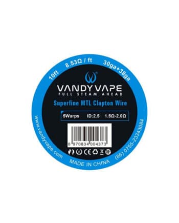 Vandy Vape wire Ni80 Superfine MTL Clapton Wire 30ga + 38ga