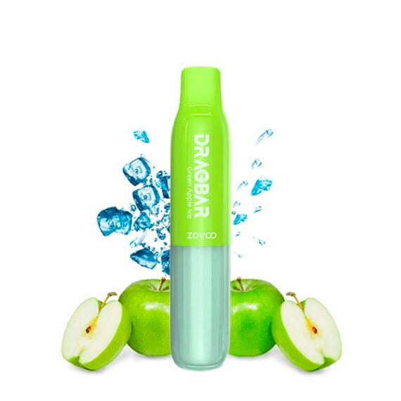 ZoVoo Disposable Pod Dragbar 600S Green Apple ICE