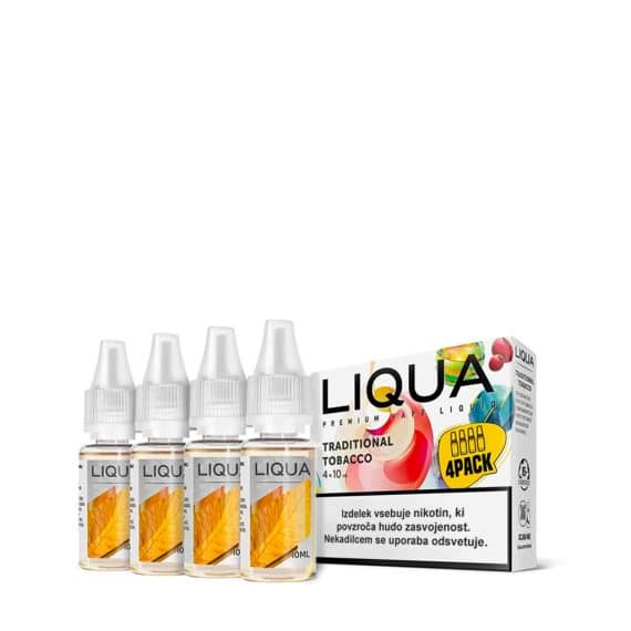 Liqua 4-Pack Traditional Tobacco