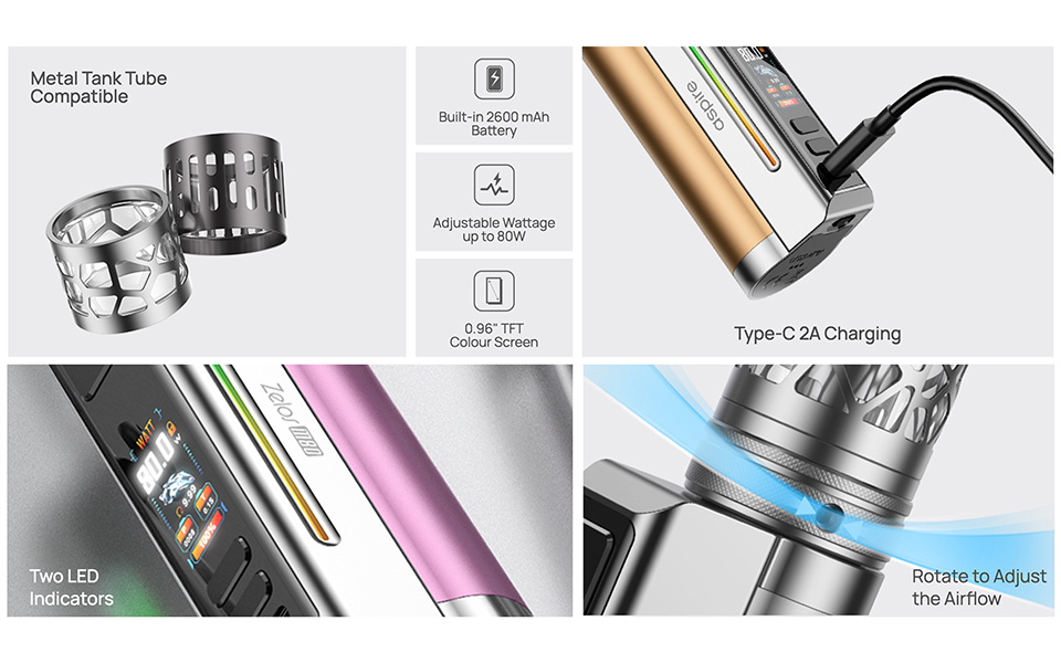 Aspire Kit Zelos M80