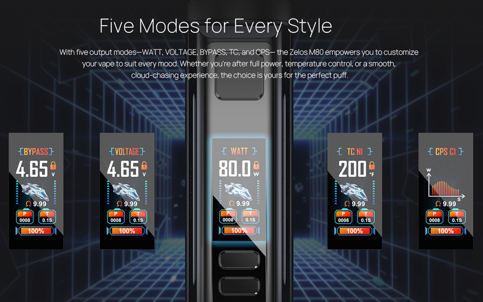 Aspire Mod Zelos M80