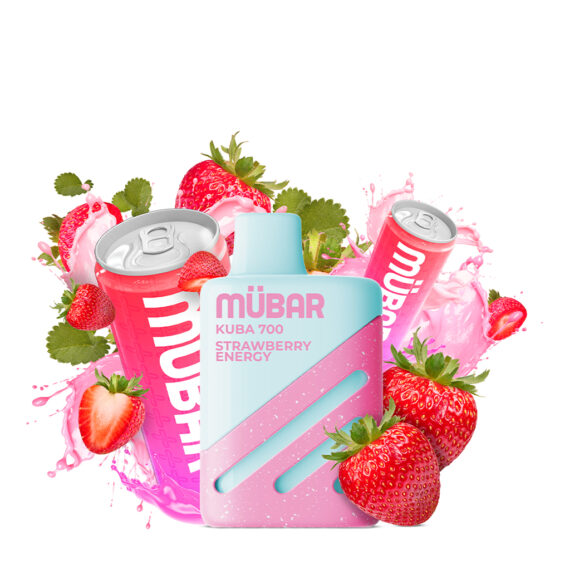 Mübar Disposable Pod Kuba 700 Strawberry Energy