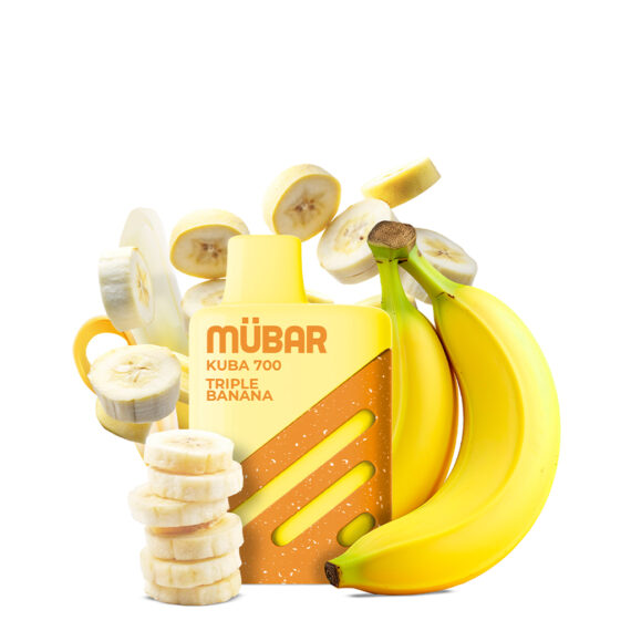 Mübar Disposable Pod Kuba 700 Triple Banana
