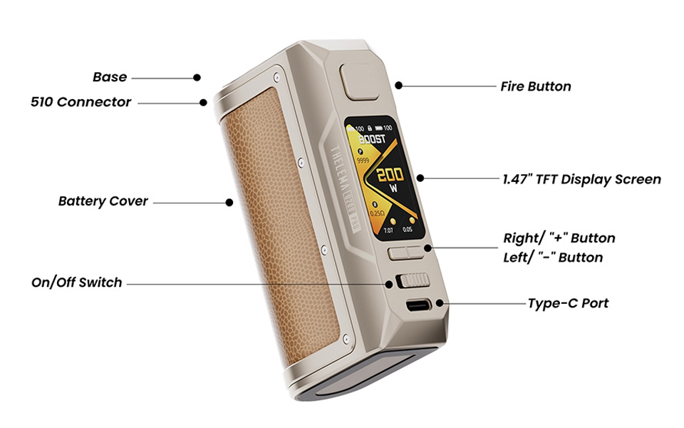 Lost Vape Mod Thelema Q200 Pro