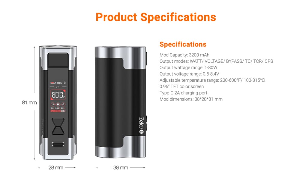 Aspire Mod Zelos 3