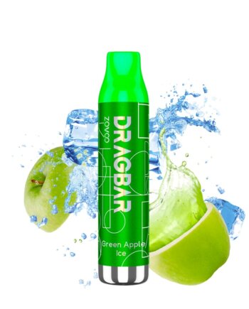 ZoVoo Disposable Pod Dragbar 5000C Green Apple ICE