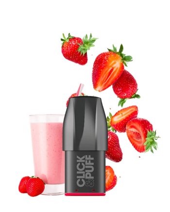 X-Bar Click&Puff Pod Strawberry Milkshake