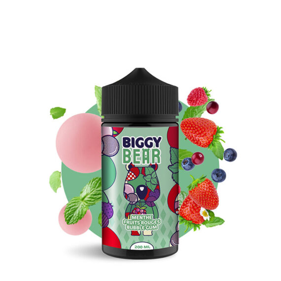 Biggy Bear Menthe Fruits Rouges Bubblegum