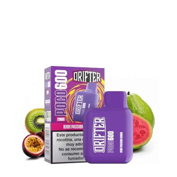 Drifter Disposable Pod Poco600 Kiwi Passionfruit Guava