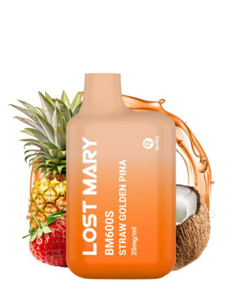 Lost Mary Disposable Pod BM600 Strawberry Golden Pina