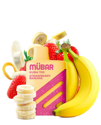 Mübar Disposable Pod Kuba 700 Strawberry Banana