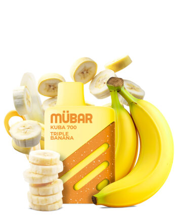 Mübar Disposable Pod Kuba 700 Triple Banana