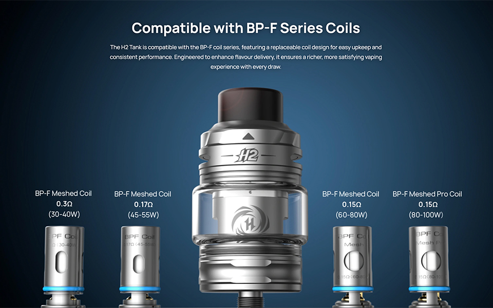 Aspire Rezervoar H2 3