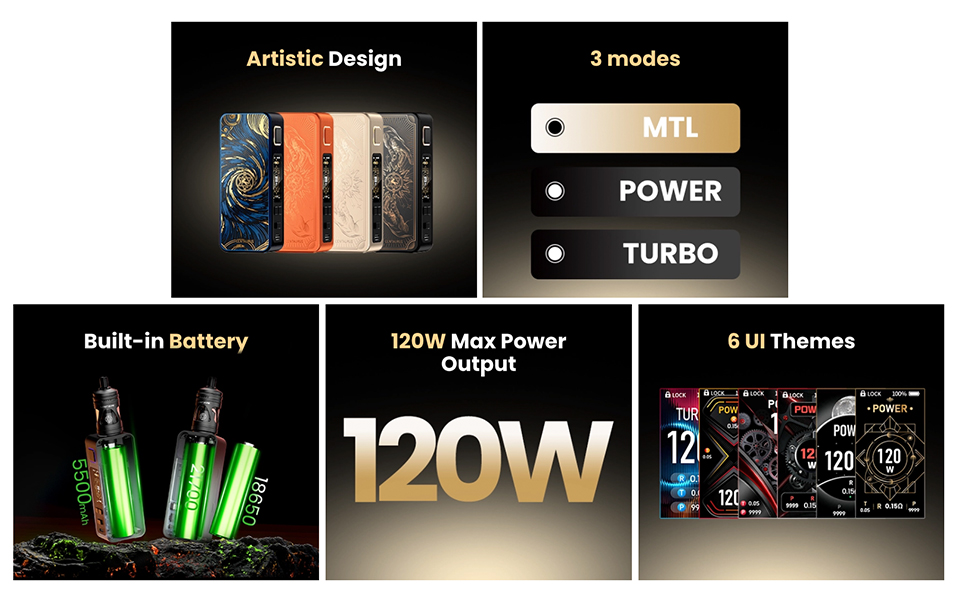 Lost Vape Mod Centaurus M120S