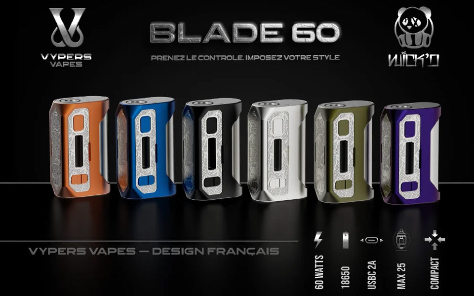 Vypers Vapes Mod Blade VV60